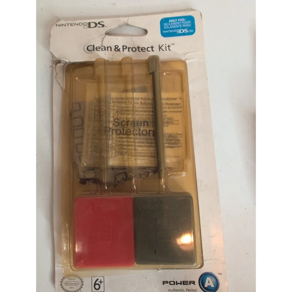 Nintendo DS Lite USG-001 Black Dual Screen Handheld Console NTSC-U/C Parts Only